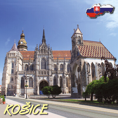 3D magnetka Košice - katedrála sv. Alžbety