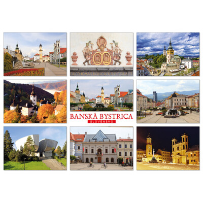 postcards Banská Bystrica b144