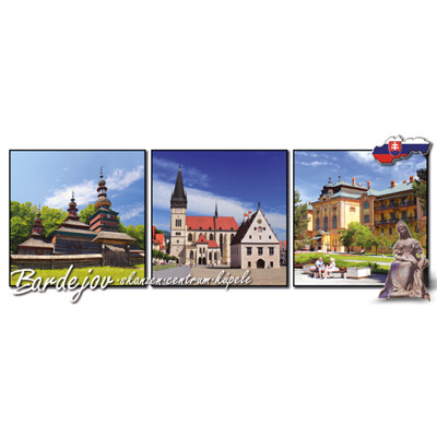 magnetka Bardejov (skanzen, centrum, kúpele)