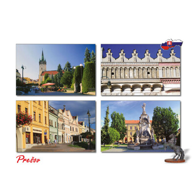 postcards Prešov I (with a horse)