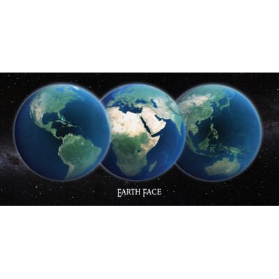 3D panoráma Earth Face