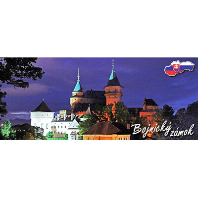 magnetka Bojnice (Zámok/noc)