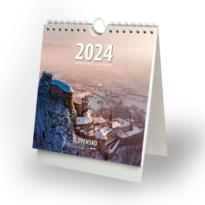 pohľadnicový kalendár SLOVENSKO 2024