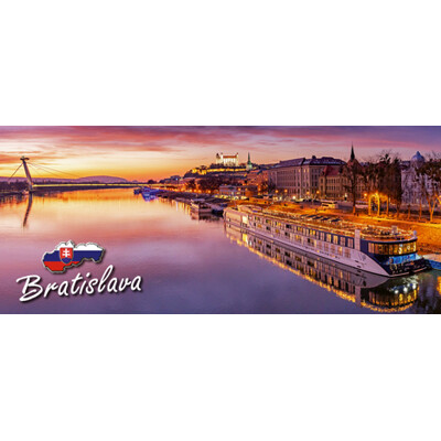 magnetka Bratislava (podvečerný Dunaj)