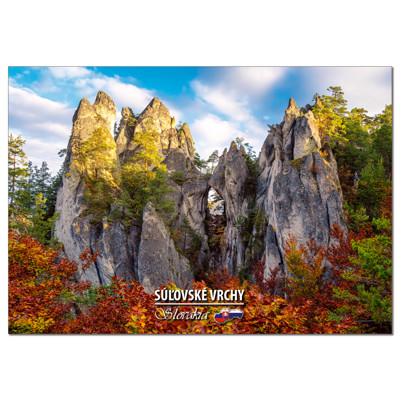 postcard Súľovské vrchy 2025 (Súľov´s hills)