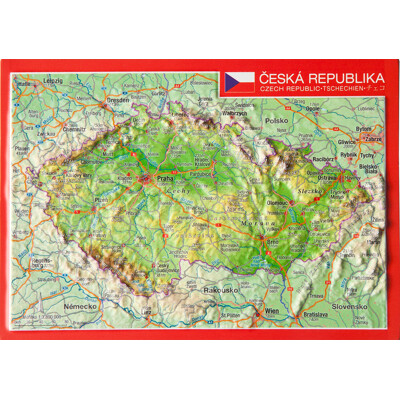 embossed postcards Česká Republika (Czech Republic)