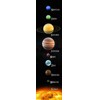 3D bookmark Slnečná sústava (Solar system, slovak language)