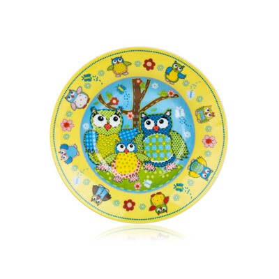 Deep plate (children - OWLS - Happy Owls)