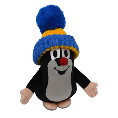 Mole with the cap, 20 cm (yellow-blue)