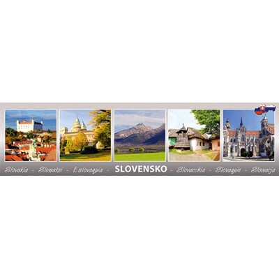 3D bookmark Slovakia (horizontal)