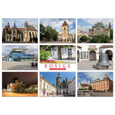postcard Košice (large, A5)