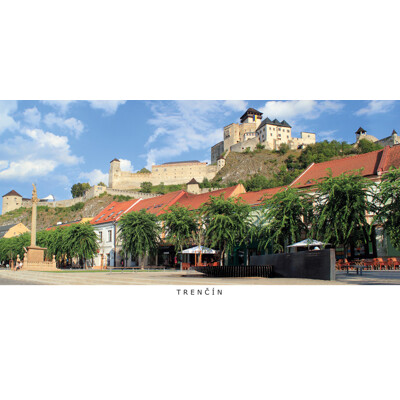 postcard Trenčín b126 (panorama)