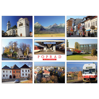 postcard Poprad b73 (Spiš)