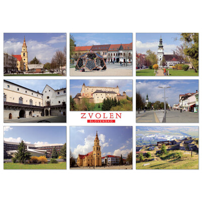 postcard Zvolen b85