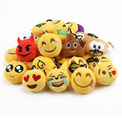 Emotion / Emoji - plush pendants / keychains (piece)