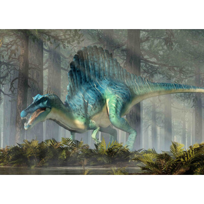 3D postcard Spinosaurus