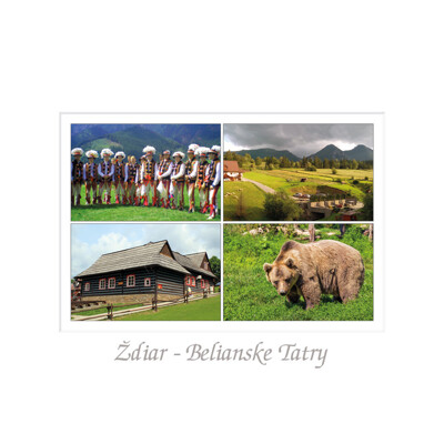 postcard Ždiar - Belianske Tatry (Vysoké Tatry)