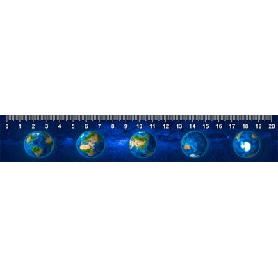 3D ruler Continents