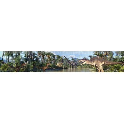 3D ruler Cretaceous period (Dinosaurs)