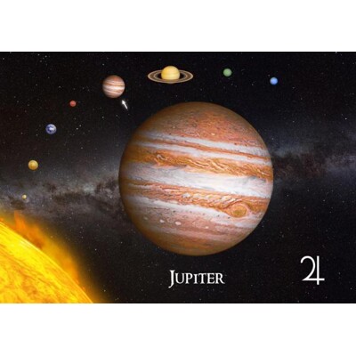 3D postcard Jupiter