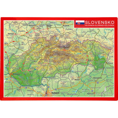 embossed postcards SLOVENSKO (Slovakia)