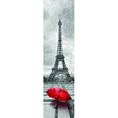 3D bookmark Paris in red