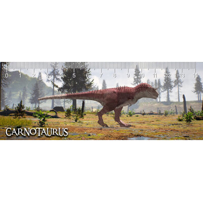 3D ruler DEEP Carnotaurus