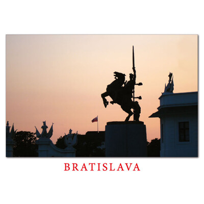 postcard Bratislava L (king Svätopluk)