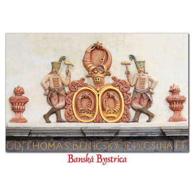 postcard Banská Bystrica L (relief Benický)