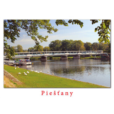 postcard Piešťany L (the Colonade bridge)