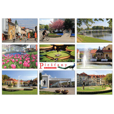 postcard Piešťany L (mix)