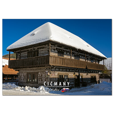 postcard Čičmany 2024