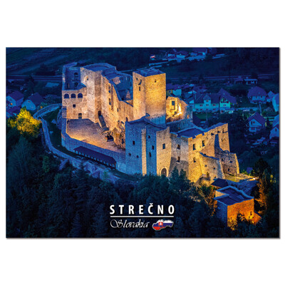 postcard Strečno 2024