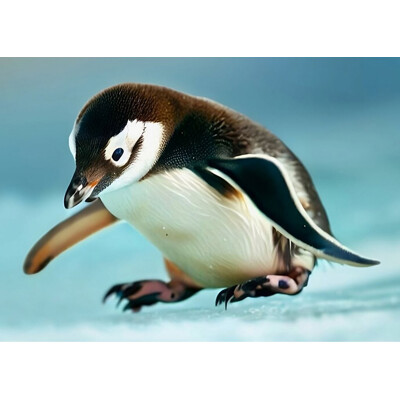 3D postcard Penguino AI