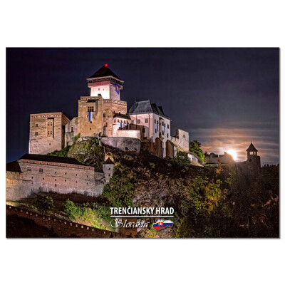 postcard Trenčiansky hrad o21 (the Trenčín Castle)