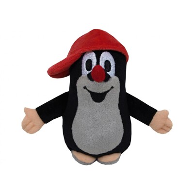 Mole in the baseball cap, 12 cm (red)
