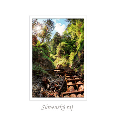 postcard Slovenský raj I (Slovak Paradise)