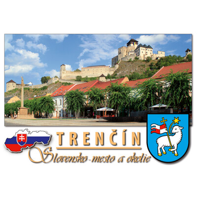 postcard TRENČÍN (coat of arms)