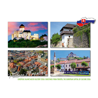 postcard Pozdrav z Trenčína (GREETINGS FROM TRENČÍN, Trenčín)