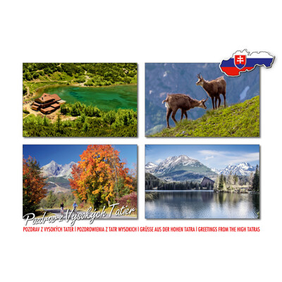 postcard Pozdrav z Vysokých Tatier (GREETINGS FROM HIGH TATRAS)