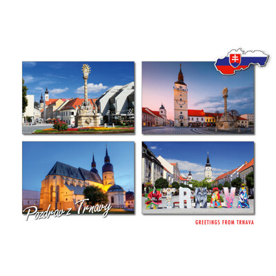 postcard Pozdrav z Trnavy (GREETINGS FROM TRNAVA)
