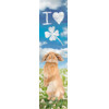 3D bookmark I love clover