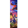 3D bookmark T-rex attack