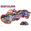 postcards Bratislava 2024 (map of SR)
