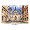 postcard Budapest p014 (Basilica of St. Stefan)