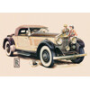 3D postcard Rolls Royce 1932